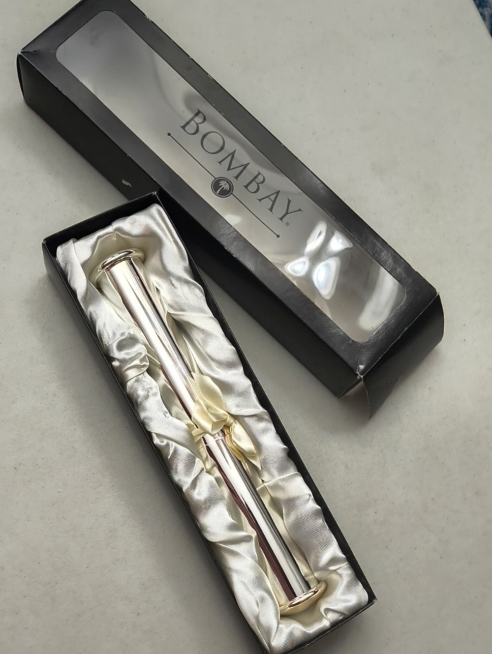 Bombay Silver-Tone Certificate Holder